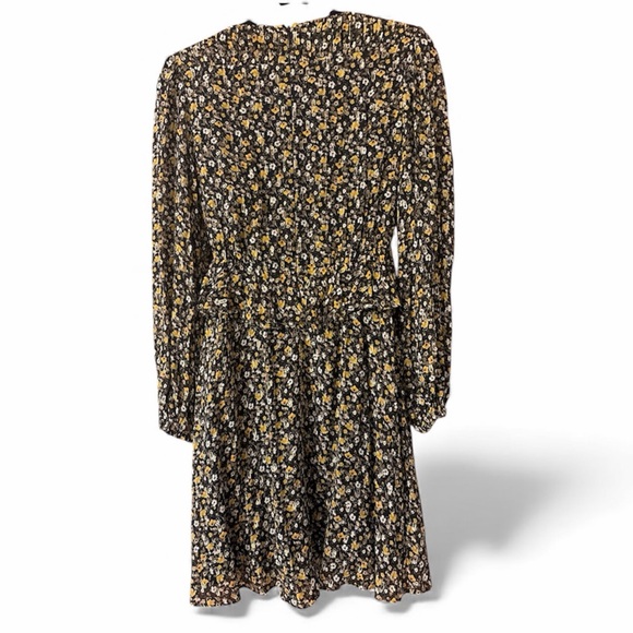 The Kooples Camo Flowers Ruffled Mini Dress nwot - Picture 7 of 11